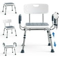 thumbnail image 4 of Adjustable 4-in-1 Shower Chair – On Sale, Anti-Scald Arms, Non-Slip Feet, 6 Heights, Tool-Free Setup, Safe & Comfortable, Ideal for Seniors, Adults & Disabled Users, 4 of 4