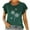 15-Green, variant on SELONE Peplum Tops for Women Short Sleeve Tops Blouses Regular Fit T Shirts Pullover Tees Tops Dandelion Print T-Shirts Crew Neck Tops Blouses Easy Care Soft Breathable Pullover Tops Green XXXL