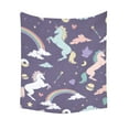 thumbnail image 2 of CADecor Magic Seamless Pattern With Unicorn Home Decor Tapestry Wall Art Wall Tapestry 51x60 Inches, 2 of 2