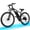 Black, variant on Qlife Racer Step-Over Mountain eBike for Adults, Max 28MPH 48V10.4Ah 500W Removable Battery Lightweight Electric Bike, 27.5" E-MTB, Black
