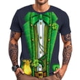 thumbnail image 6 of jowamay Men's St. Patrick's Day T-Shirt Shamrock Short Sleeve Crew Neck Funny T Shirts Summer Clothes for Party Travel, 6 of 6