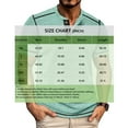 thumbnail image 2 of Men's Collared Polo Shirt Short Sleeve Contrast Trim & Pocket Casual T-Shirt Stylish & Breathable For Spring And Summer Daily Wear Tops,Light Blue,XXL, 2 of 5