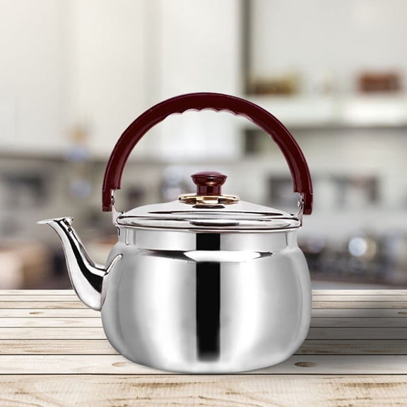 FUEENIRVA Stainless Steel Stovetop Whistling Tea Kettle 1 Piece Hot Water Pot