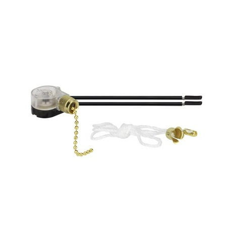 Aspen Creative Corporation Ceiling Fan Light Switch With Pull Chain