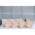 thumbnail image 6 of Ambesonne Japanese Throw Pillow Cover 4 Pack, Pink Cherry Blossoms, 18", Soft Pink, 6 of 6
