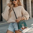 thumbnail image 4 of ZUXONGSY Christmas Falcon Dog Gift Print Shoulder Handbag for Women Mini Crossbody Travel Purse Small Satchel with Adjustable Wide Strap for Shopping Working, 4 of 7