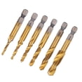 thumbnail image 3 of HSS Tap Set, Gold Thread Tap, Silver Building Industrial Industrial Application Machinery for Drilling, 3 of 8