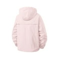 thumbnail image 4 of Homeyce Men's Summer Lightweight Sun Protection Jacket Windbreaker Zip Up Lightweight Jacket Casual Loose Fit Outdoor Plus Size Golf Coat Upf 50+ Waterproof UV Jacket with Pocket,Pink L, 4 of 5
