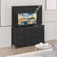 thumbnail image 4 of 55 pulgada cómoda y mesa de TV con built - in estación de carga, 4 of 7