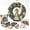 Multicolore-B, variant on Fountwell 3D Fabric Poke Wreath DIY Kit Christmas Craft Set for Adults Decor