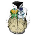 thumbnail image 1 of Sudadera con capucha y cremallera de astronauta de dibujos animados para hombre, unisex, de gran tamaño, para adolescentes, moda informal, gran oferta 2024, divertida, con estampado 3D, manga larga, g, 1 of 6