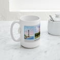 thumbnail image 5 of CafePress - Lighthouses Of The Outer Banks Large Mug - 15 oz Ceramic Large White Novelty Mug, 5 of 6