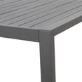 thumbnail image 3 of Noble House Blan 7 Piece Aluminum Patio Dining Set in Gray, 3 of 10
