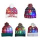 thumbnail image 4 of Gorro de Navidad tejido, llamativo, Unisex, resistente a desgarros, gorro de invierno de alce navideño, gorro con luz intermitente LED para Navidad, 4 of 5