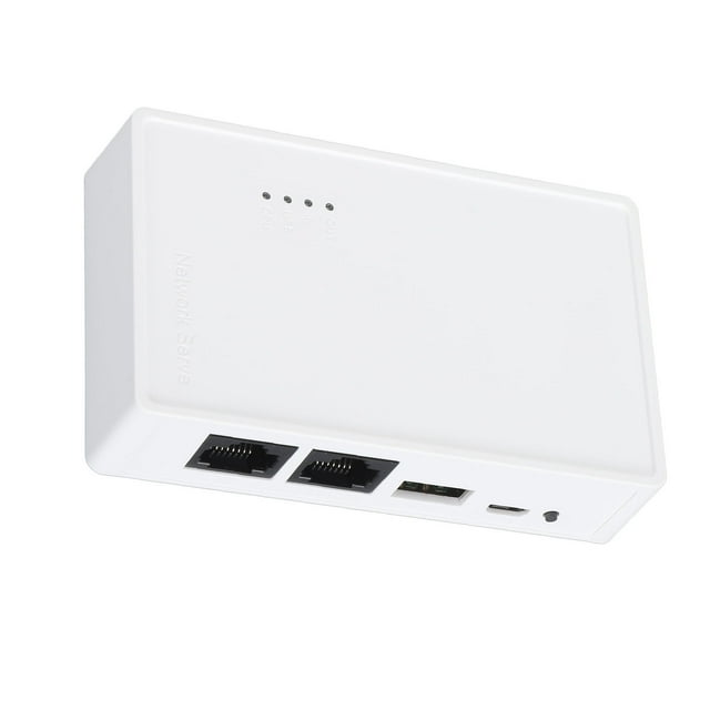 Serveur d'Impression USB, Imprimante Réseau USB 2.0 10/100Mbps Pont LAN Opération Facile 480Mbps pour la Maison