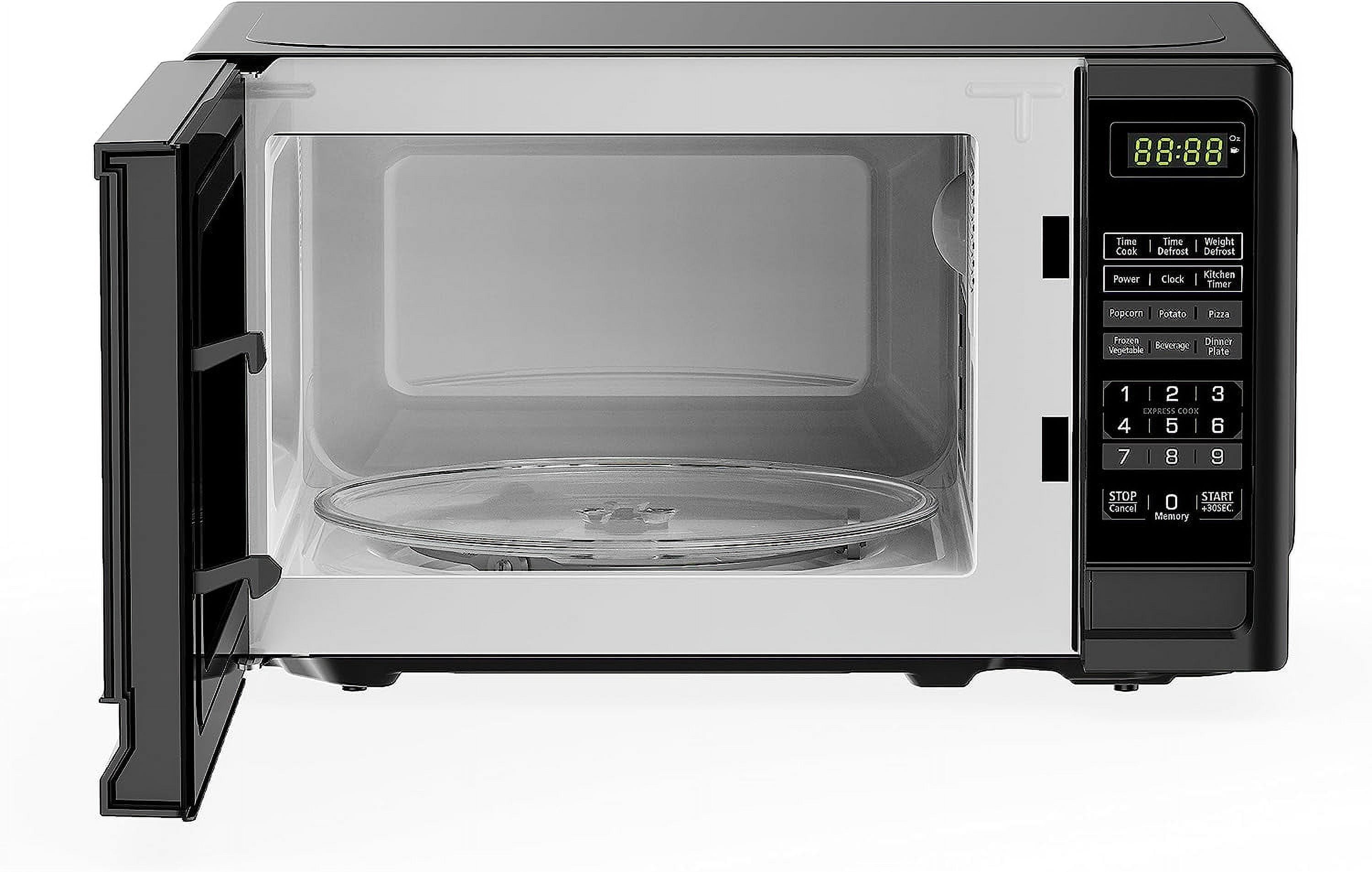 BLACK+DECKER 0.7 cu ft Countertop Microwave Ovens in Black