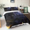 thumbnail image 5 of Gothic Skeleton Bedding Set Printed Pattern Duvet Cover With Pillowcases Skull Print Microfiber Bedding, For Adults Kids Girls Rooms 135*200 Cm, 5 of 5