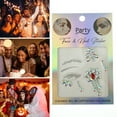 thumbnail image 5 of Unique Bargains 1 Pce Autocollants Visage Strass Accrocheurs pour Concert Blanc Rouge, 5 of 5