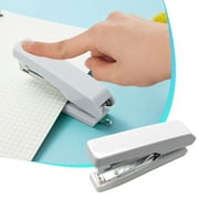 Dvkptbk ABS stapler Macaron Colored Stapler for Student Office Use Size 10 Nail Compact Convenient and Labor-saving Stapler
