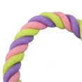 thumbnail image 2 of Bird Rope Perch Fun Colorful Swing Climbing Cotton Rope Bird Toys for Parakeets Cockatiels Parrotlets Lovebirds Budgies 105cm/41.3in, 2 of 2