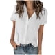 thumbnail image 3 of Ropa de otoño para mujer,Blusa de lino holgada con cuello en V y manga larga de poliéster, ropa informal de calle para mujer, sopatenor, 3 of 8