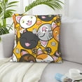 thumbnail image 6 of ZICANCN Cute Yellow Cat Decorative Throw Pillow Covers, Bed Couch Sofa Decorative Knit Pillow Covers for Living Room Farmhouse 26"x26", 6 of 8