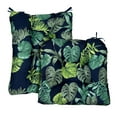 thumbnail image 2 of Eurhowing Outdoor Rocking Chair Cushions 2-Piece, Waterproof & Fade Resistant Patio Seat Pads, Non-Slip Replacement Cushions for Adirondack Chair, Green Leaves, 2Pack, 2 of 8