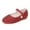 Red, variant on JTieacloth Sparkly Girls Sandals With Fashionable T Strap Design For And Performances Comfortable Lightweight Casual Shoes For Toddler Summer Flat Sandals,Sizes 9 Little Kid(2.5-3 Years)