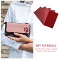 5pcs DIY Faux Leather Sheets Set for Making Bows Leather Earrings