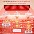 thumbnail image 2 of Morfone Red Light Therapy for Body and Face, 660nm 850nm 940nm Infrared Light Therapy Lamp Panel with Adjustable Stand, Idea Gift for Women Men, 2 of 11