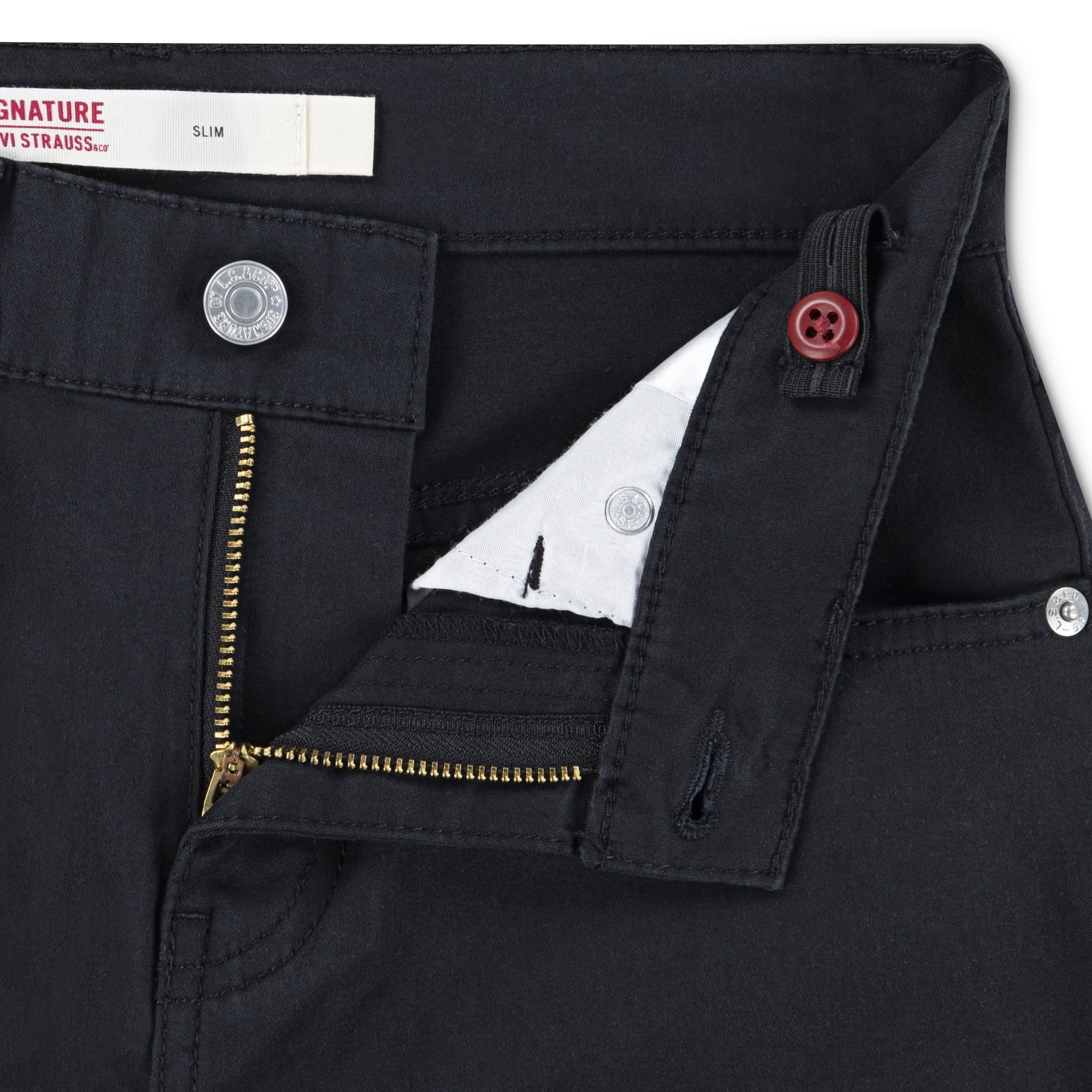 Levi Strauss Signature Boys Twill Slim Fit Jeans, Sizes 4-18