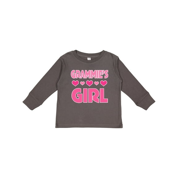 Inktastic Grammie Girl Granddaughter Girls Long Sleeve Toddler T-Shirt