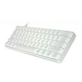 thumbnail image 2 of HK GAMING GK61 Mechanical Gaming Keyboard | 61 Keys RGB Backlit for PC/Mac ( White, Gateron Optical Blue), 2 of 9