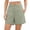 Mint Green, variant on Hueook Golf Shorts Plus Size Bermuda Shorts ladies Summer Suit Pants Casual Shorts with Pockets Five Quarter Pants Pink 4X