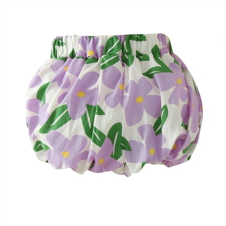 

Qufokar Baby Girl Pants Girls Size 12 Shorts Toddler Kids Baby Girls Jogger Shorts Summer Cotton Casual Floral Flower Shorts Active Pants