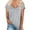 Gray, variant on Women's Classic Fit T Shirts Short Sleeve V Neck Casual Tee Shirt Summer Tops