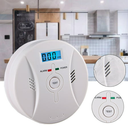 product image of Combination Photoelectric Smoke Fire Alarm and Carbon Monoxide Alarm Detector Digital Display, Protect Your Home from Fire and Gas Leaks