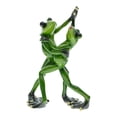 thumbnail image 2 of AMLESO Creative Frog Figurines Statue, Frog Sculpture Miniature Resin Crafts Decorative 21cm, 2 of 8