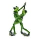 thumbnail image 2 of Figuras de ranas bailando, estatuas, esculturas de rana, adornos, animales coleccionables. 21cm, 2 of 9