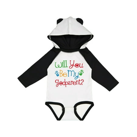 

Inktastic Godparent Proposal Godchild Gift Baby Boy or Baby Girl Long Sleeve Bodysuit