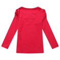 thumbnail image 2 of Richie House Girls' Classic Long Sleeve T-shirt with Lace RH1533, 2 of 2