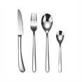 thumbnail image 1 of Cubiertos de acero inoxidable Serie French Moonlight Cuchillo Tenedor Cuchara Set Hotel Western Steak Cuchillo Tenedor Cuchara Regalo Set, 4pcs / set TUNC Sencillez, 1 of 5