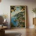 thumbnail image 6 of Italy Amalfi Coast Canvas Wall Art  Vibrant Mediterranean Coastal Print, 6 of 10