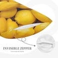 thumbnail image 5 of Bixox Ripe Yellow Lemon Printed Pillow Protector,Super Soft Ideal for Home,Guests,Rentals - 16"x24", 5 of 8