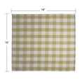 thumbnail image 3 of Aiking 6-Pack 18"x18" Polyester Picnic Check Cloth Napkins Ideal for Parties, Picnics, Dinners and Everyday Use, Stone/White, 3 of 3