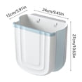 thumbnail image 3 of Collapsible Wall Mounted Trash Can with Hanging Design, Folding Plastic Garbage Bin for Kitchen and Bathroom, Space Saving Waste Container for Small Apartment, 3 of 6