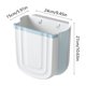 thumbnail image 3 of Wall Mounted Household Foldable Trash Can Kitchen Folding Trash Can Hanging Plastic Telescopic Storage Bin, 3 of 6