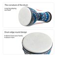 thumbnail image 3 of For 8 Inch African Drum PVC Drum Body Goatskin Drum Surface Lightweight Hand Clapping Drum Percussion Instrument Colorful Pattern Bongo Drum for Adult Beginners, 3 of 7