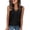 C121/Black663, variant on Women Tee Shirts Solid Color Sleeveless V Neck Wide Strap Smooth Relaxed Fit Soft Breathable for Summer Streetwear Comfort Tees,White,M