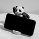 thumbnail image 5 of Preciosa estatua de panda, soporte para teléfono de escritorio, figura decorativa para oficina y hogar. De pie, 5 of 9